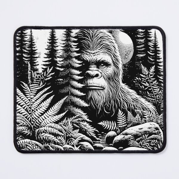 Item preview, Bigfoot hiding in nature designed and sold by Nerdlight.