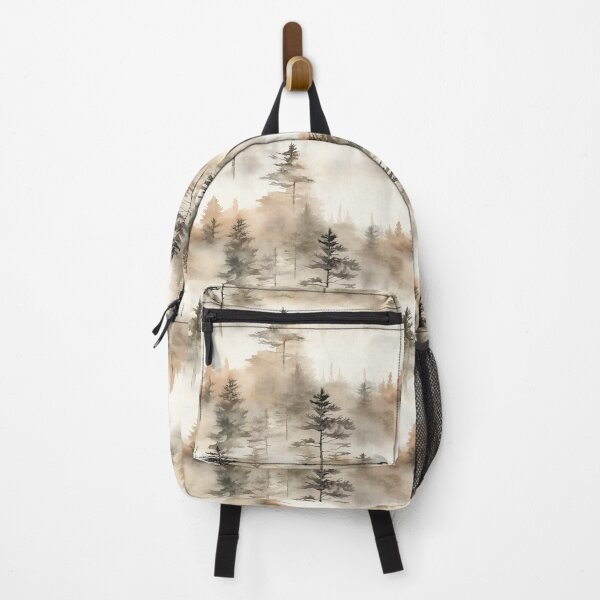 Item preview, Pine Tree Forest Ink Wash Watercolor Patterns designed and sold by Mandie Kuo.