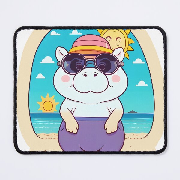 Item preview, happy hippo designed and sold by aliraweb.