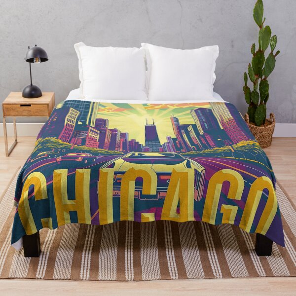 Item preview, Chicago Poster Retro Chicago Art designed and sold by nomiraclehere.