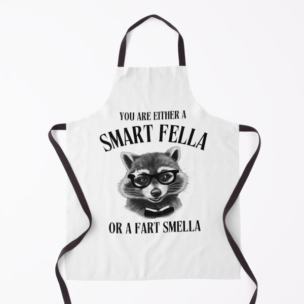 Item preview, You Are Either Smart Fella Or Fart Smella,Funny Racoon Men's Tee,Cute Animals, Funny Women's Weird Cute Tee designed and sold by SnuggleSafari.