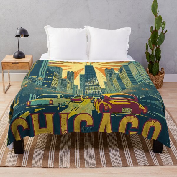 Item preview, Chicago Poster Retro Chicago Art designed and sold by nomiraclehere.