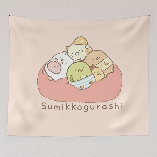 Item preview, Sumikkogurashi: The Adorable Characters Relaxing Together in a Cozy Scene designed and sold by FEBRICAST.