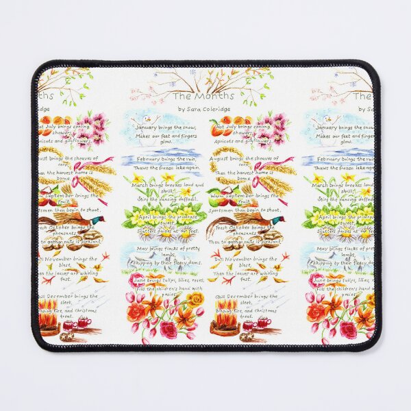 Item preview, The Months by Sara Coleridge designed and sold by LymphomaLass.