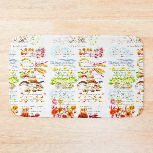 Item preview, The Months by Sara Coleridge designed and sold by LymphomaLass.