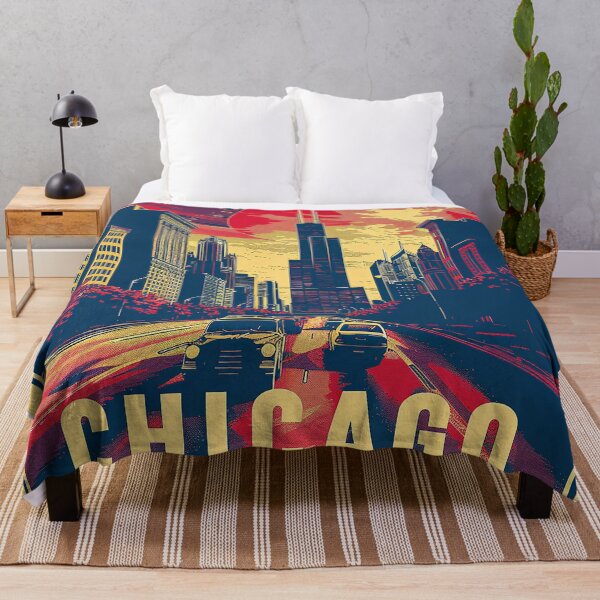 Item preview, Chicago Poster Retro Chicago Art designed and sold by nomiraclehere.