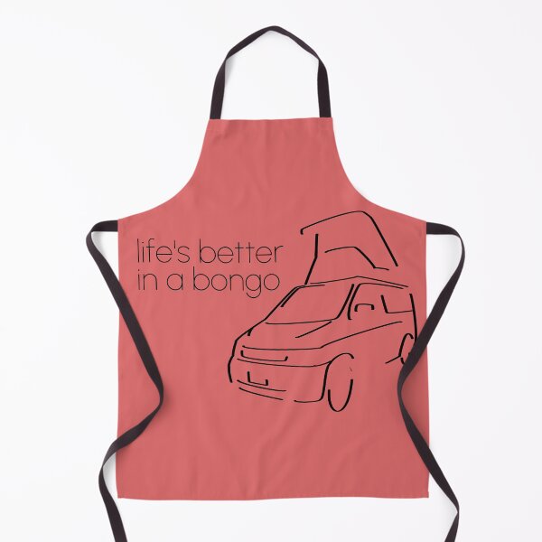 Item preview, life's better in a bongo simplistic outline in black designed and sold by LocalOddball.