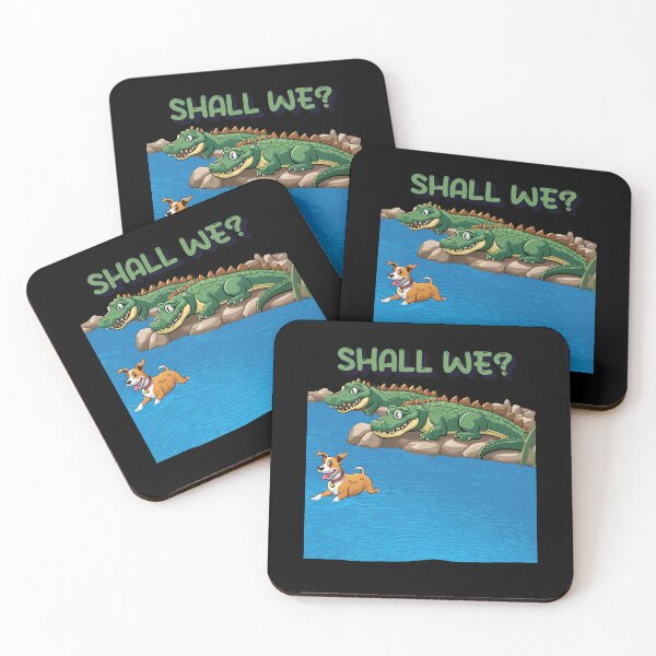 Item preview, Shall We? Humorous Alligator Design designed and sold by signshirtz.