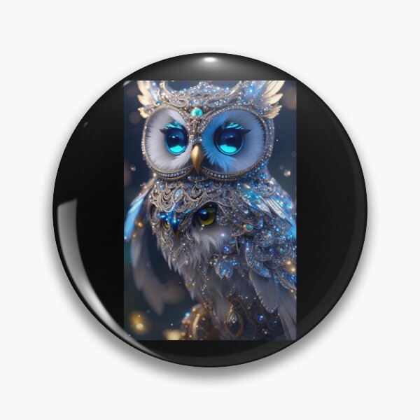 Item preview, Majestic Jeweled Owl designed and sold by joejiing.