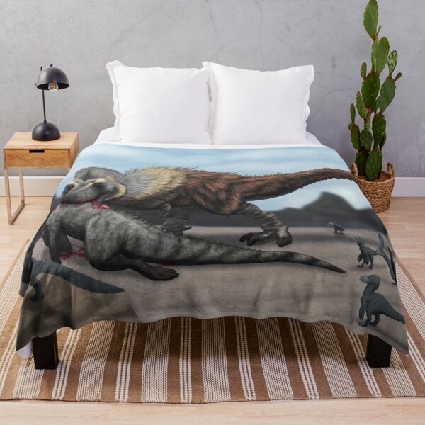 Item preview, Tyrannosaurus rex after a Successful hunt at the beach designed and sold by Dino-drawings.