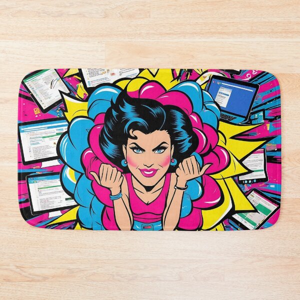 Item preview, Pop Art Poster: Knowledge is Power (Google Search is Superpower) designed and sold by Frame of Mind .