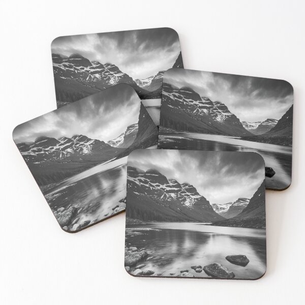 Item preview, Monochromatic Rugged Scandinavian Landscape  designed and sold by ShadeScapeArt.