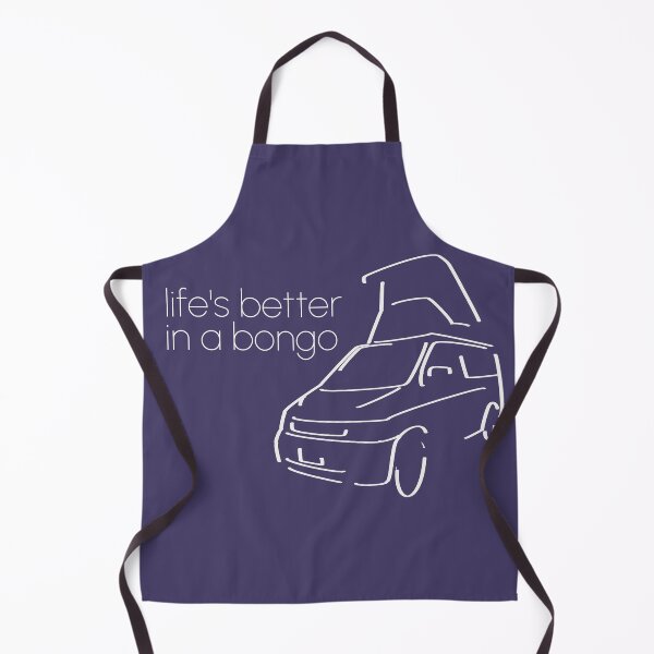 Item preview, life's better in a bongo simplistic outline in white designed and sold by LocalOddball.
