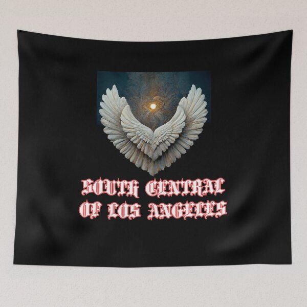Item preview, South Central of Los Angeles  in angels wings and light gothic style happy gifts designed and sold by thankful-loco.