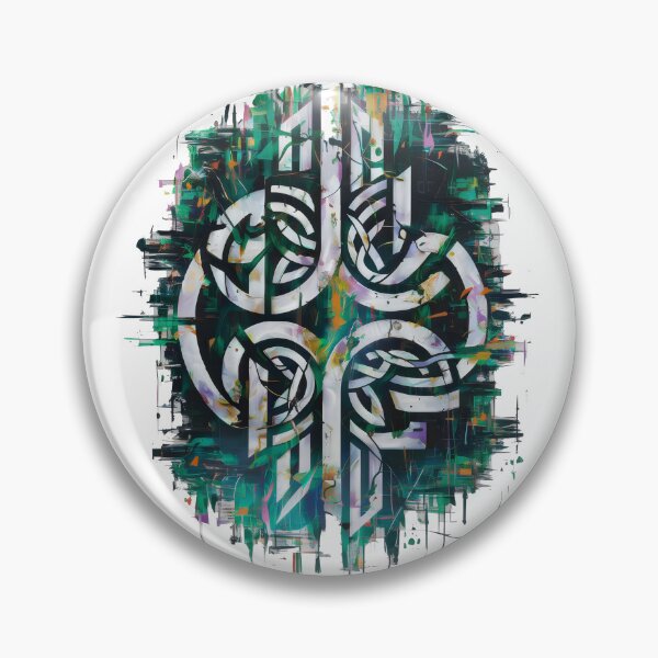 Item preview, Abstract Irish Celtic Cross Fashion Design designed and sold by CELTIC-DESIGNS.