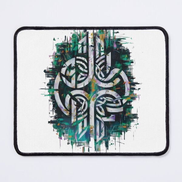 Item preview, Abstract Irish Celtic Cross Fashion Design designed and sold by CELTIC-DESIGNS.