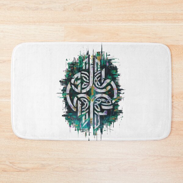 Item preview, Abstract Irish Celtic Cross Fashion Design designed and sold by CELTIC-DESIGNS.