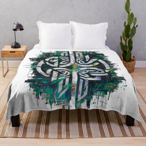 Item preview, Abstract Irish Celtic Cross Fashion Design designed and sold by CELTIC-DESIGNS.