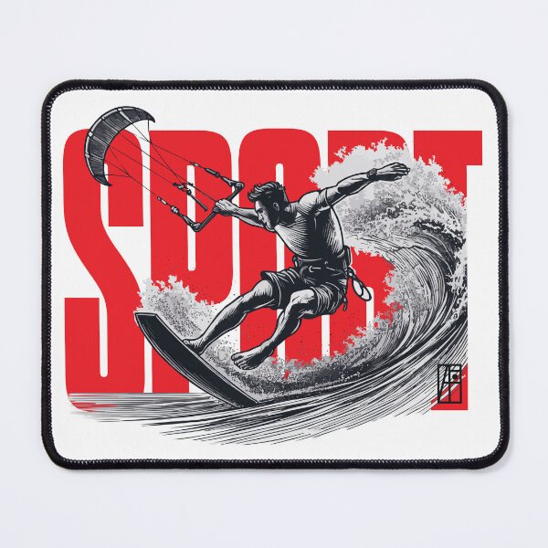 Item preview, SPORT - Kitesurfing - Kitesurfer - MEN - 1 designed and sold by ArtProjectShop.
