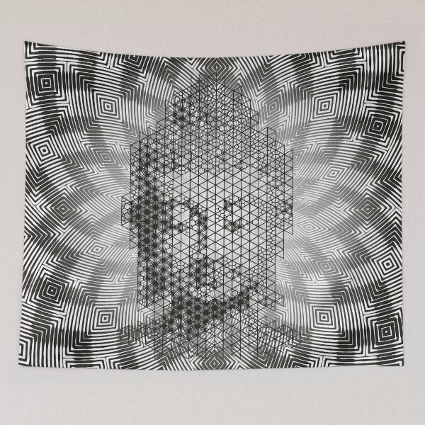 Item preview, kumiko buddha mandala optical designed and sold by silvercordchop.