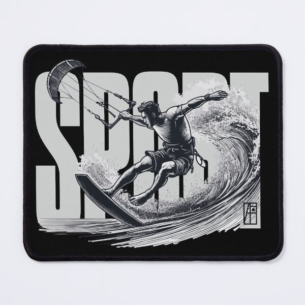Item preview, SPORT - Kitesurfing - Kitesurfer - MEN - 2 designed and sold by ArtProjectShop.