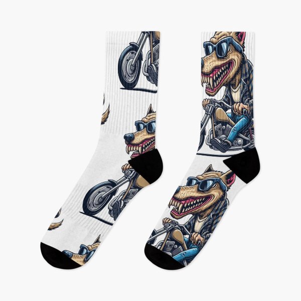 Item preview, Dog Riding Motorcycle  Vintage Subversive Cartoon designed and sold by kustomart.