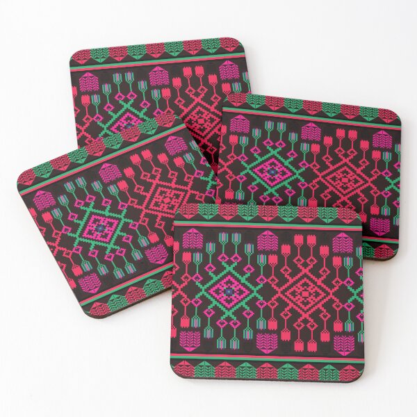 Item preview, Pattern pixel art seamless ethnic geometric design for fabric designed and sold by Nonnipa.