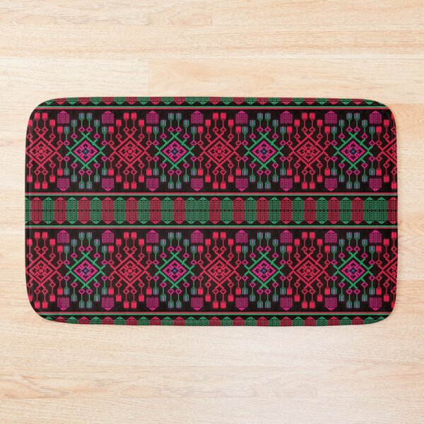 Item preview, Pattern pixel art seamless ethnic geometric design for fabric designed and sold by Nonnipa.