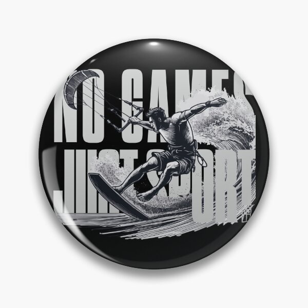 Item preview, NO GAMES JUST SPORT - Kitesurfing - Kitesurfer - MEN - 2 designed and sold by ArtProjectShop.