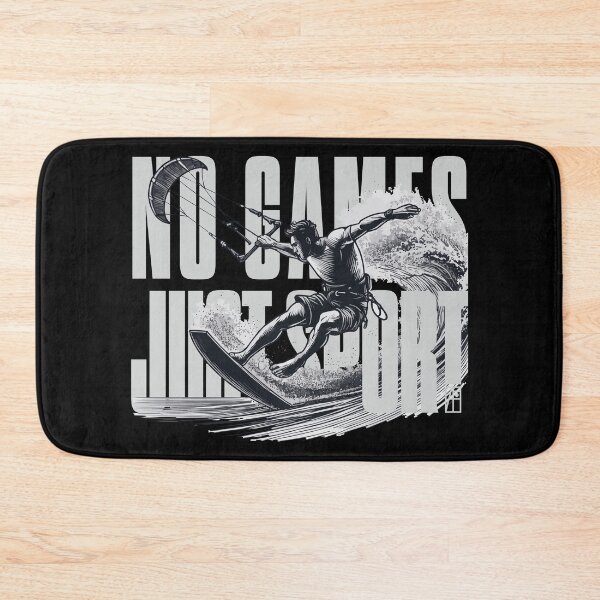 Item preview, NO GAMES JUST SPORT - Kitesurfing - Kitesurfer - MEN - 2 designed and sold by ArtProjectShop.