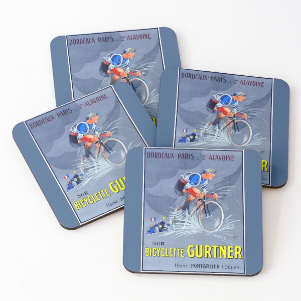 Item preview, Bicyclette Gurtner Bordeaux-Paris 1921 Bicycle Race designed and sold by RocketshipRetro.