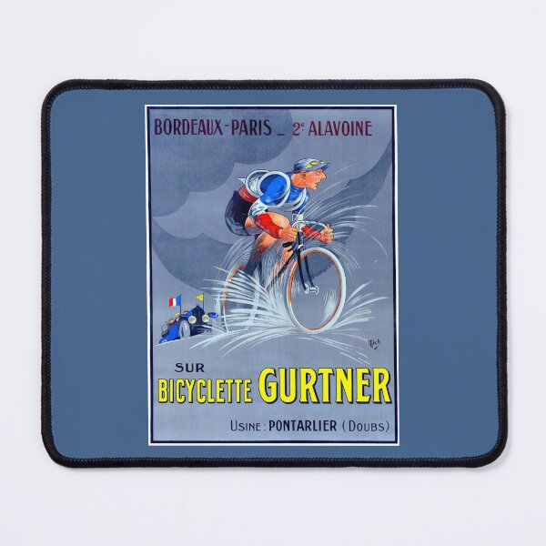 Item preview, Bicyclette Gurtner Bordeaux-Paris 1921 Bicycle Race designed and sold by RocketshipRetro.