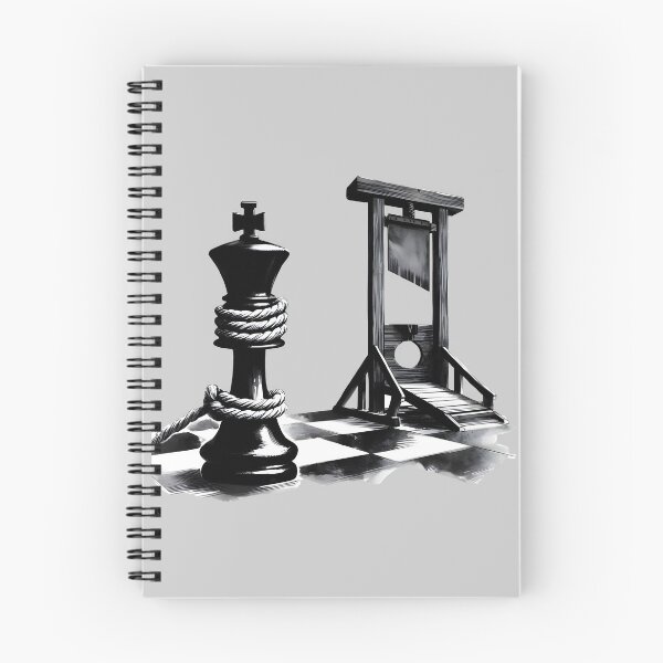 Item preview, Chess King facing Guillotine designed and sold by Nabucodonoshop.