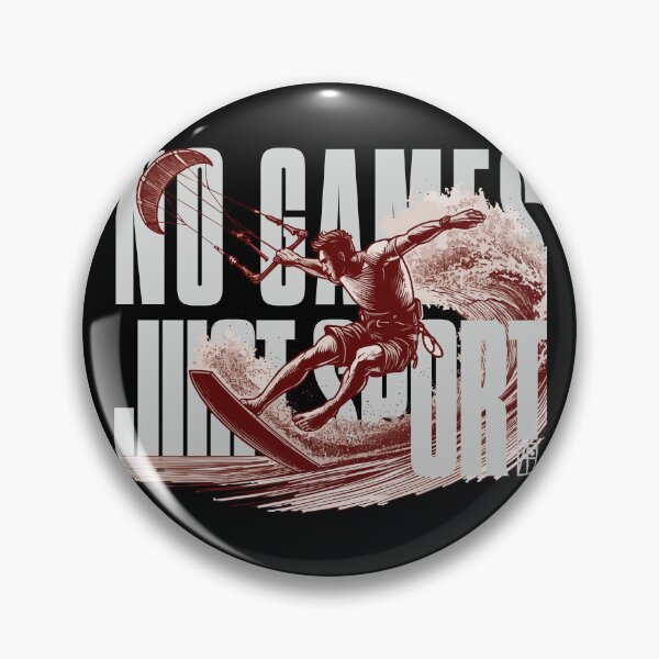 Item preview, NO GAMES JUST SPORT - Kitesurfing - Kitesurfer - MEN - 3 designed and sold by ArtProjectShop.
