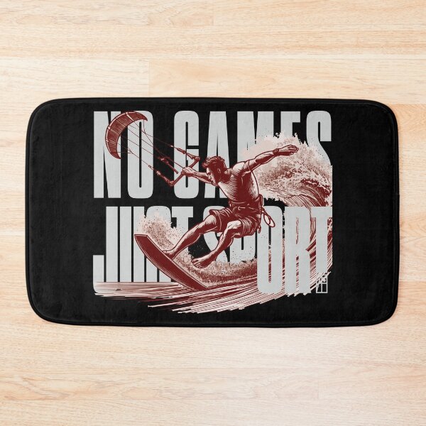 Item preview, NO GAMES JUST SPORT - Kitesurfing - Kitesurfer - MEN - 3 designed and sold by ArtProjectShop.