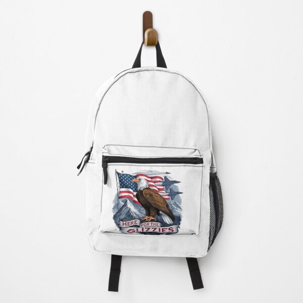 Item preview, Here For The Glizzies Colorful Typographic American Independence Eagle Illustration Design. designed and sold by Raise2Shine.