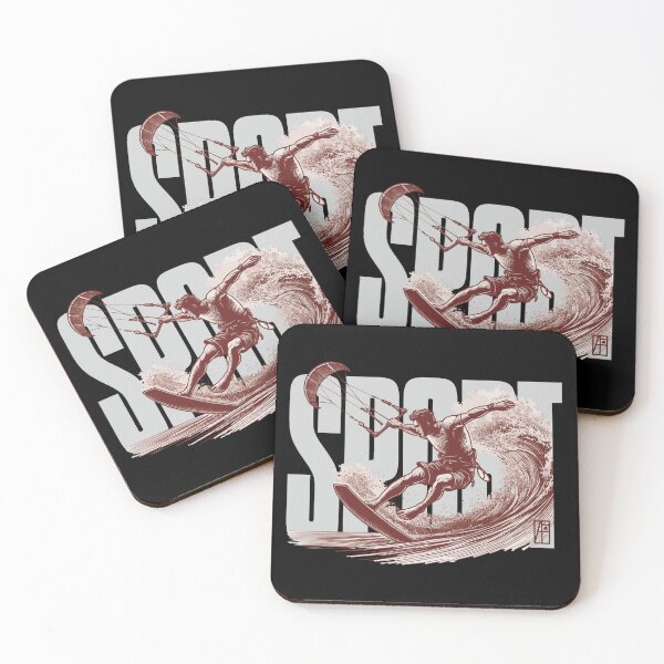 Item preview, SPORT - Kitesurfing - Kitesurfer - MEN - 4 designed and sold by ArtProjectShop.