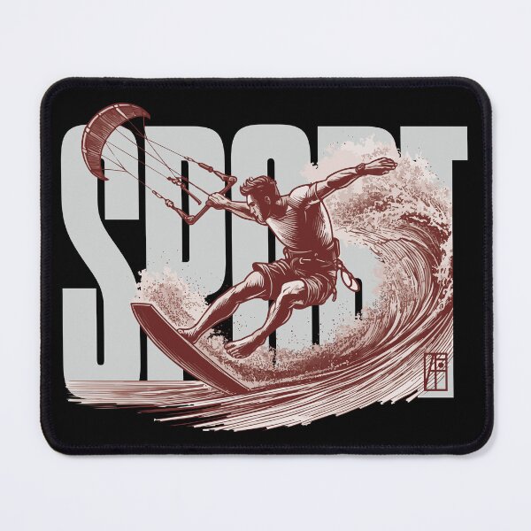 Item preview, SPORT - Kitesurfing - Kitesurfer - MEN - 4 designed and sold by ArtProjectShop.