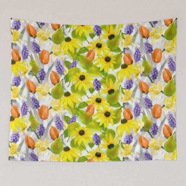 Item preview, Fruits Flower Merged Matching Design designed and sold by Tina Veenstra.