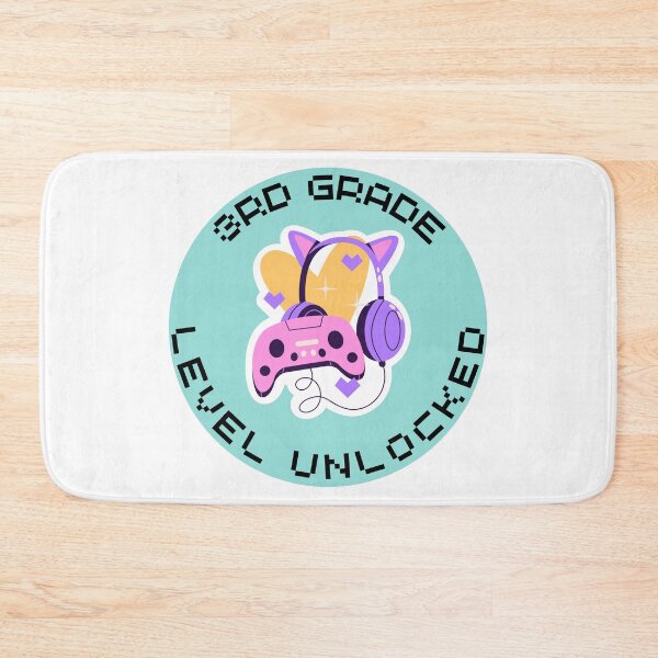 Item preview, Level Up 3rd Grade Unlocked Back to School Video Gamer designed and sold by sumajouda.