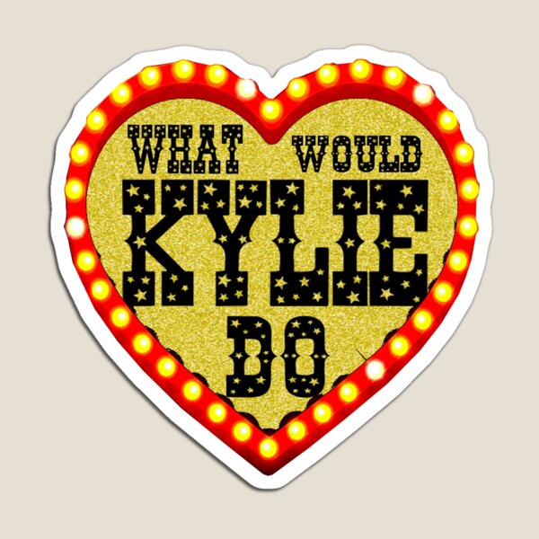 Aperçu de l'œuvre Kylie Minogue - Que ferait Kylie? Glitter Edition créée et vendue par FashionGoesPop.