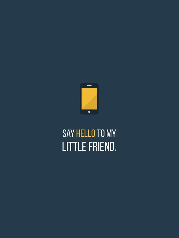 Thumbnail 5 of 5, iPhone Case, Say hello to my little friend designed and sold by solo244.