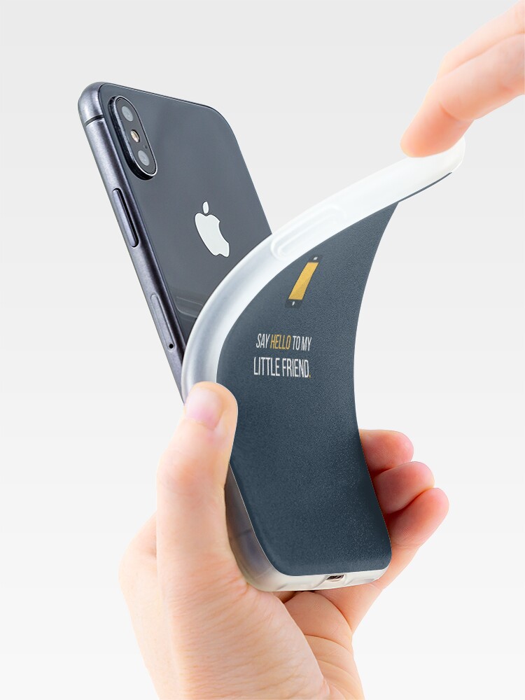 Thumbnail 4 of 5, iPhone Case, Say hello to my little friend designed and sold by solo244.