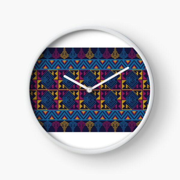 Item preview, Pattern pixel art seamless ethnic geometric design for fabric designed and sold by Nonnipa.