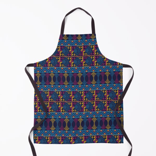 Item preview, Pattern pixel art seamless ethnic geometric design for fabric designed and sold by Nonnipa.