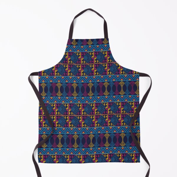 Item preview, Pattern pixel art seamless ethnic geometric design for fabric designed and sold by Nonnipa.