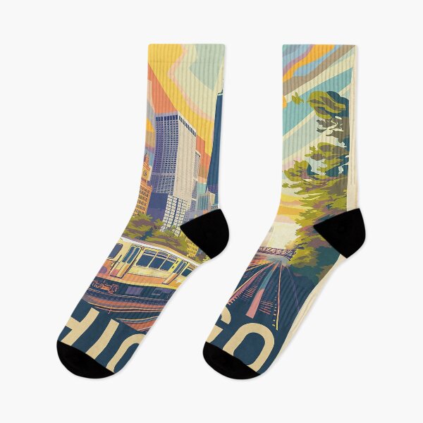 Item preview, Chicago Poster Retro Chicago Art designed and sold by nomiraclehere.