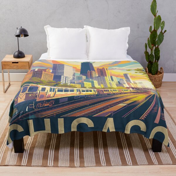 Item preview, Chicago Poster Retro Chicago Art designed and sold by nomiraclehere.