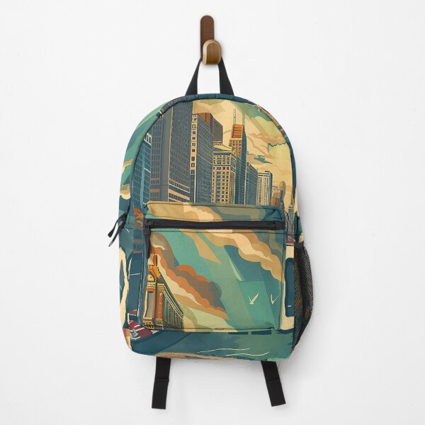Item preview, Chicago Poster Retro Chicago Art designed and sold by nomiraclehere.