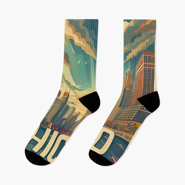 Item preview, Chicago Poster Retro Chicago Art designed and sold by nomiraclehere.